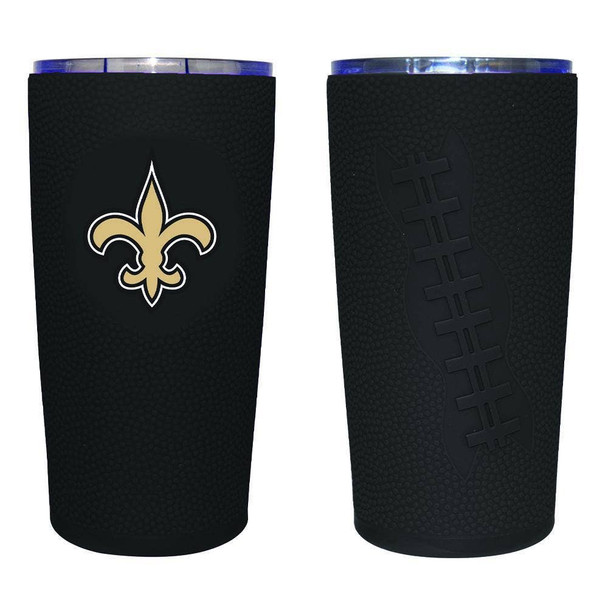 New Orleans Saints 20oz Tumbler w/Silicone Wrap
