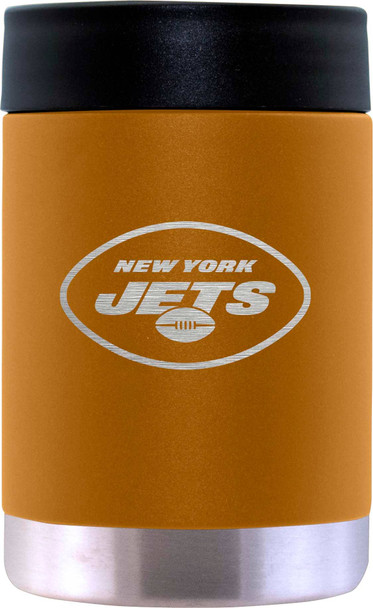 New York Jets 12oz Canyon Can Holder Etched Logo