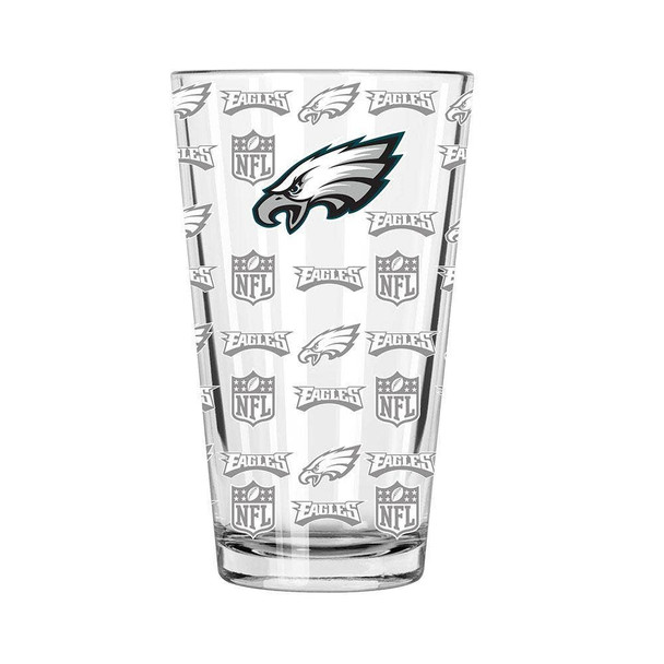 Philadelphia Eagles Sandblasted Pint