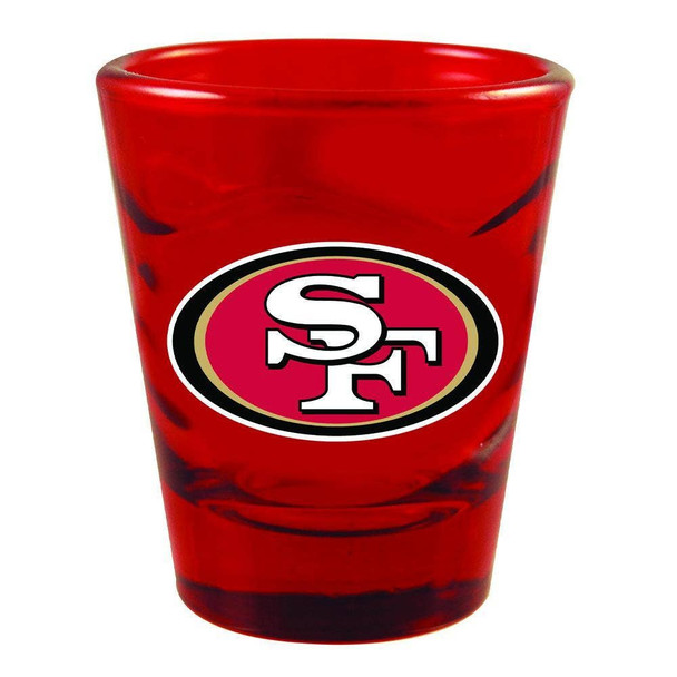 San Francisco 49ers Swirl Clear Collect Glass