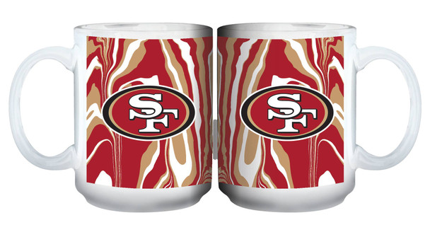 San Francisco 49ers 15oz Tie Dye Mug