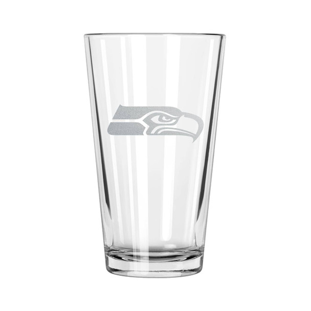 Seattle Seahawks 16oz Pint Glass w/Etched Logo
