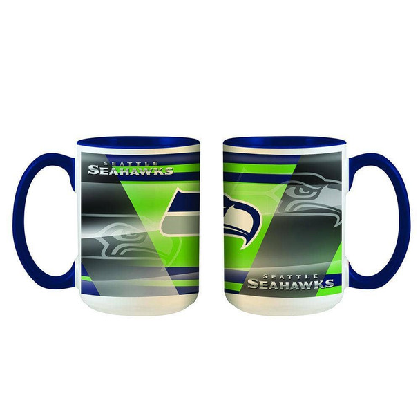 Seattle Seahawks 15oz Inner Color Shadow Mug