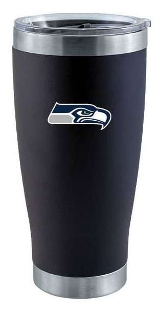 Seattle Seahawks 20oz Black Tumbler w/Color Logo