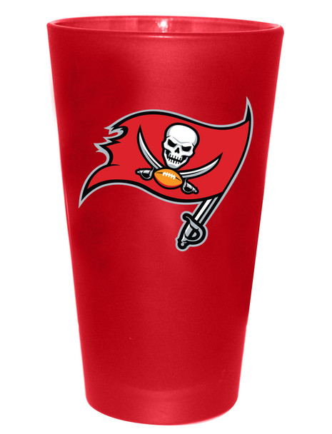 Tampa Bay Buccaneers 16oz Color Frosted Pint Color Logo