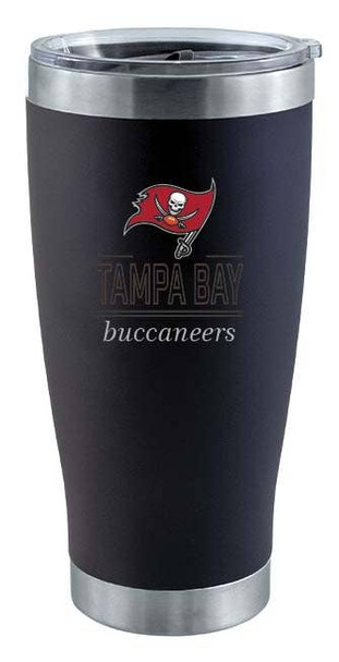 Tampa Bay Buccaneers 20oz Black Tumbler w/Classic Crew Logo