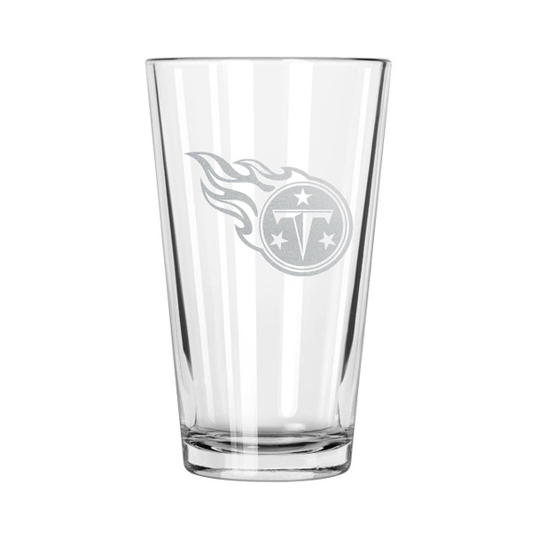 Tennessee Titans 16oz Pint Glass w/Etched Logo