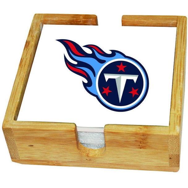 Tennessee Titans Team Logo Square Coaster Set
