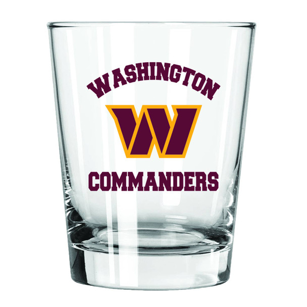Washington Commanders 15oz Old Fashioned w/Arches Logo