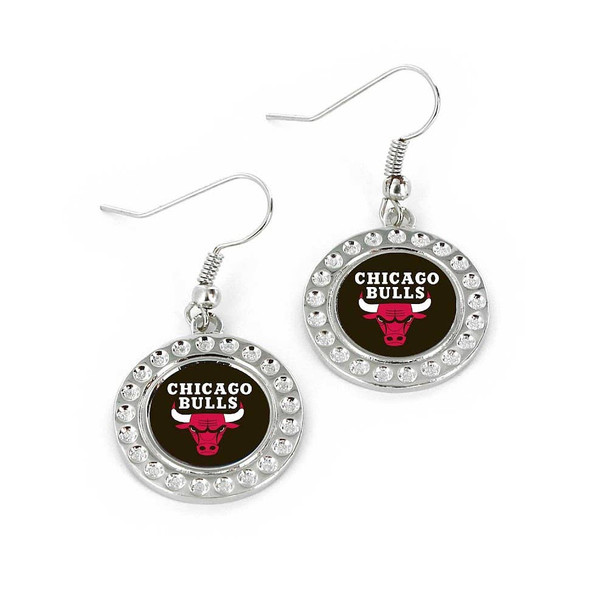 NBA Chicago bulls Dimple Earrings