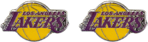 NBA Los Angeles Lakers Logo Post Earrings