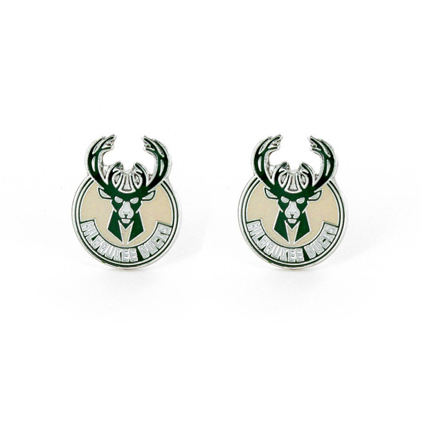 NBA Milwaukee Bucks Logo Post Earrings