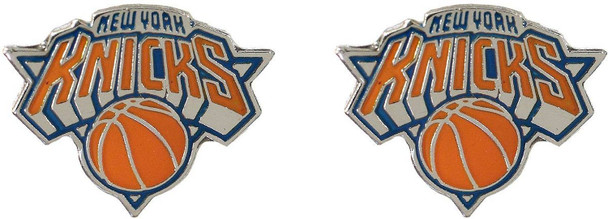 NBA New York Knicks Logo Post Earrings
