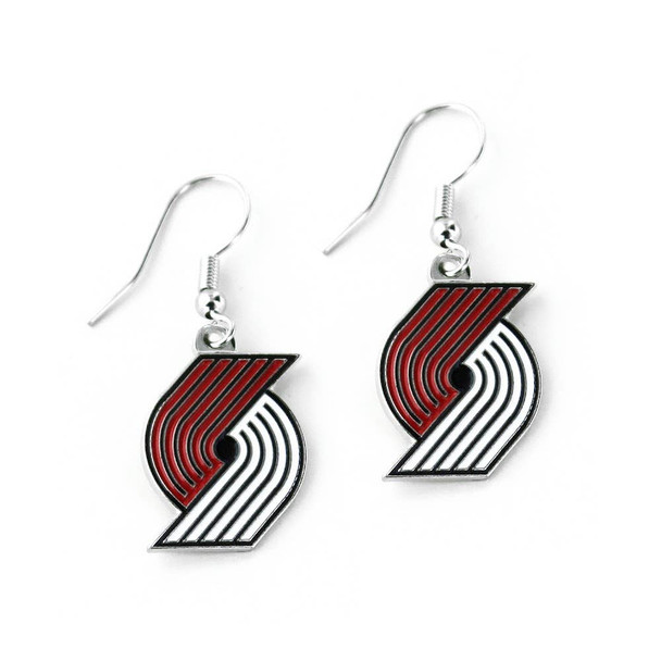 NBA Portland Trail Blazers Logo Dangle Earrings