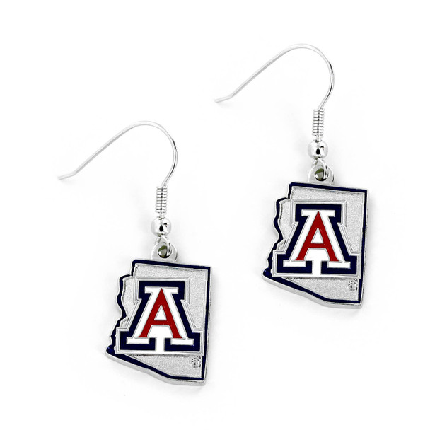 NCAA Arizona Wildcats State Design Earrings
