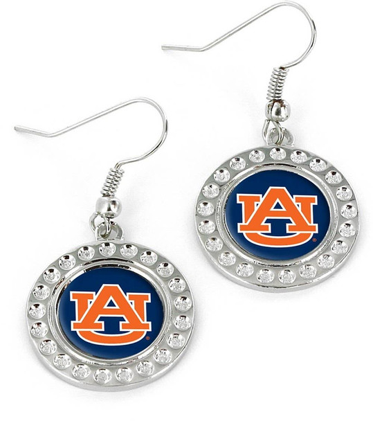 NCAA Auburn Tigers Dimple Earrings