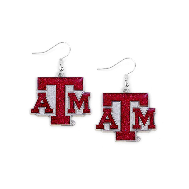 NCAA Texas A&M Aggies Glitter Dazzle Earrings