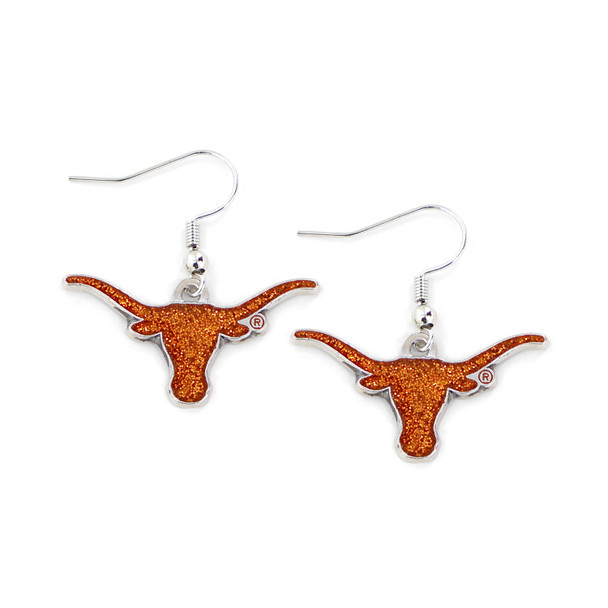 NCAA Texas Longhorns Glitter Dazzle Earrings