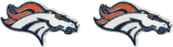 NFL Denver Broncos Logo Post Earrings