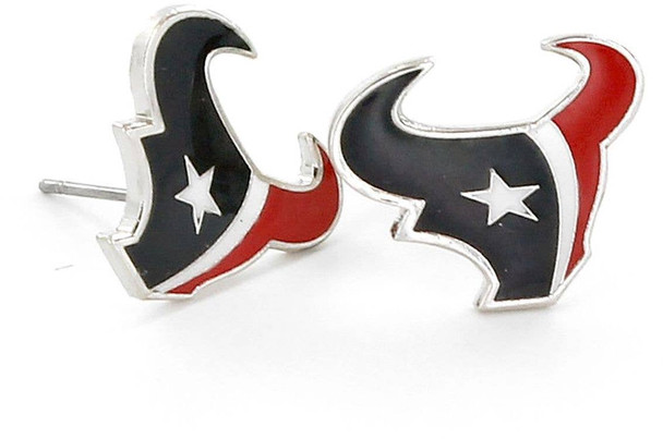 NFL Houston Texans Logo Post Earrings