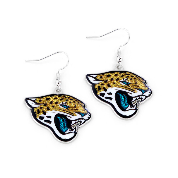 NFL Jacksonville Jaguars Glitter Dazzle Earrings