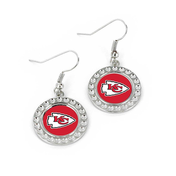 NFL Kansas City Chiefs Dimple Earrings