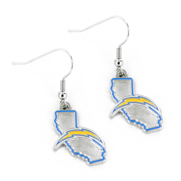 NFL Los Angeles Chargers State Design Earrings