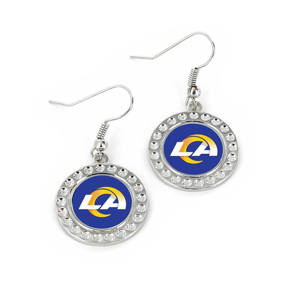 NFL Los Angeles Rams Dimple Earrings