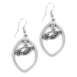 NFL Philadelphia Eagles Football Cutout Earrings