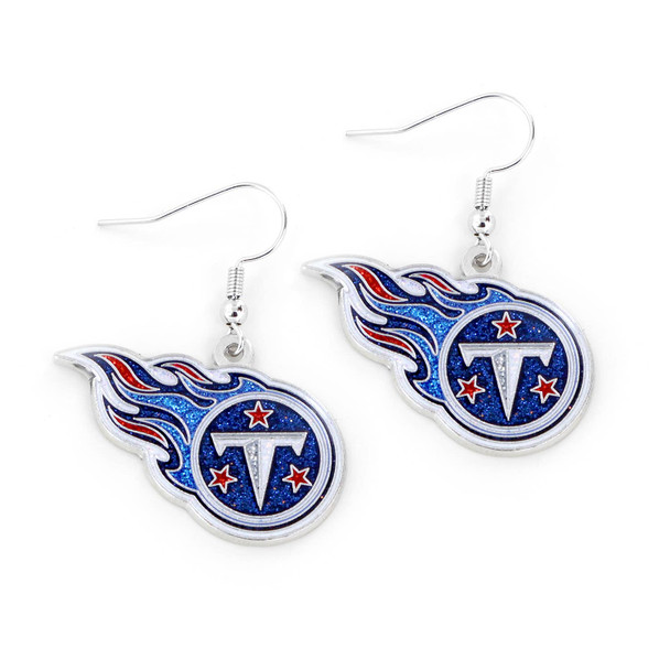 NFL Tennessee Titans Glitter Dazzle Earrings
