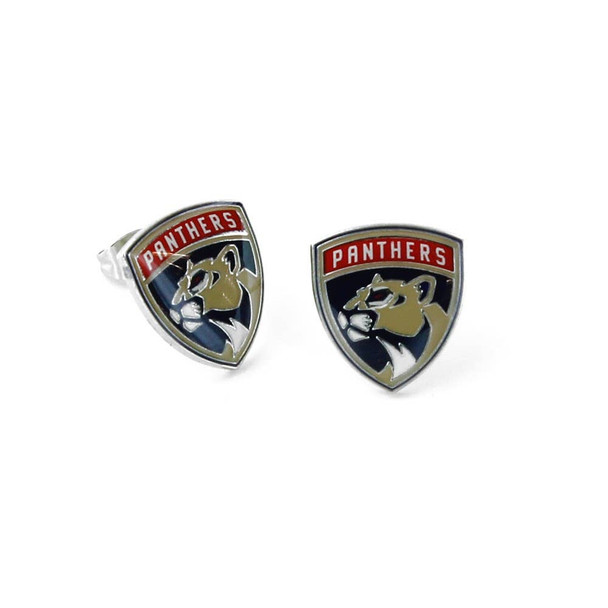 NHL Florida Panthers Logo Post Earrings