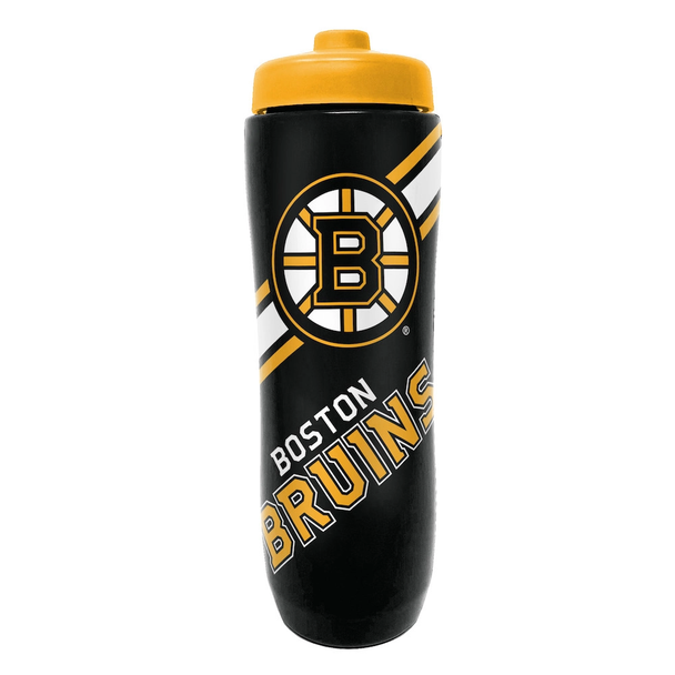 Boston Bruins Squeezy Water Bottle Sports Drink Bottle Fan Gear