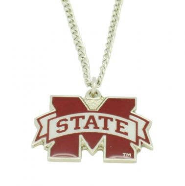 NCAA Mississippi State Bulldogs Team Logo Pendant