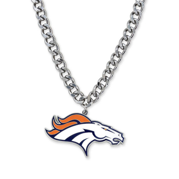 NFL Denver Broncos Heavyweight Team Logo Necklace