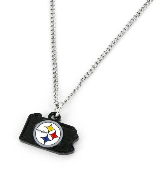 NFL Pittsburgh Steelers State Design Necklace