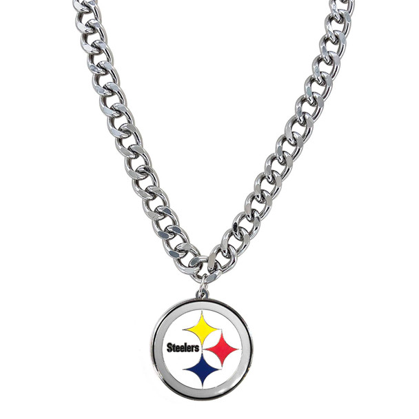 NFL Pittsburgh Steelers Heavyweight Team Logo Necklace