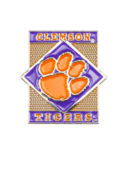 NCAA Clemson Tigers Diamond Pin