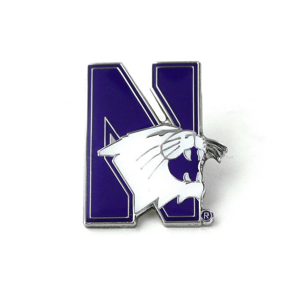 NCAA Northwestern Wildcats Team Logo Pin