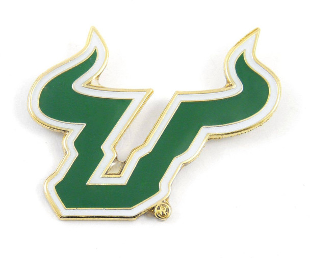NCAA South Florida Bulls Team Logo Pin