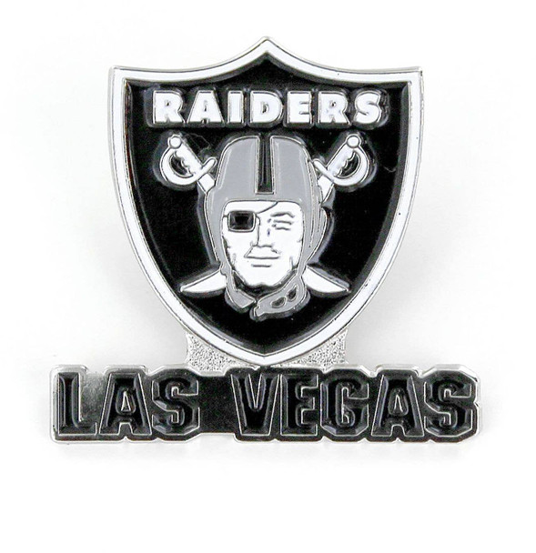 NFL Las Vegas Raiders Wordmark Team Logo Pin