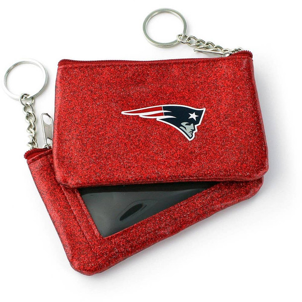 NFL New England Patriots Sparkle Coin Purse