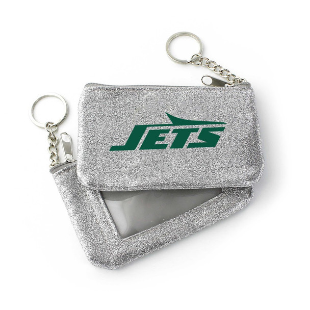 NFL New York Jets Sparkle Coin Purse