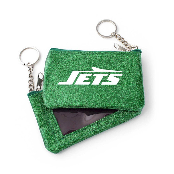 NFL New York Jets Sparkle Coin Purse