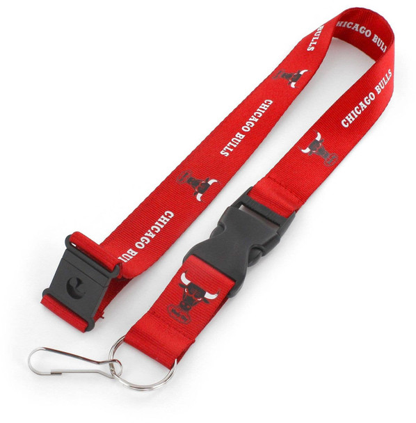 NBA Chicago Bulls Hardwood Classic Lanyard Keychain ID Holder NBA Fan Accessory