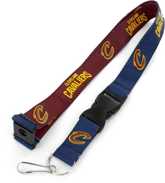 NBA Cleveland Cavaliers Reversible Lanyard Keychain ID Holder NBA Fan Accessory