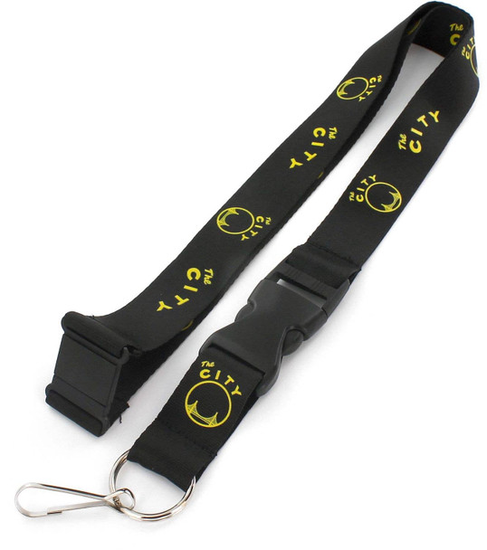 NBA Golden State Warriors Hardwood Classic Lanyard Keychain ID Holder NBA Fan Accessory, Black