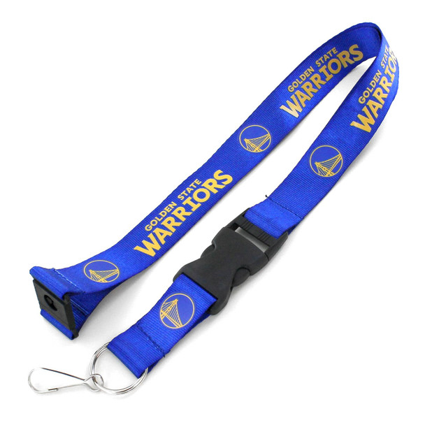 NBA Golden State Warriors Team Lanyard, Blue