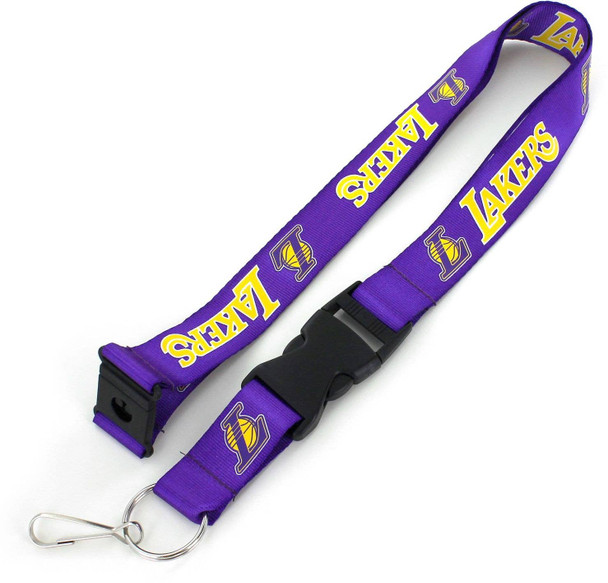 NBA Los Angeles Lakers Team Lanyard, Purple