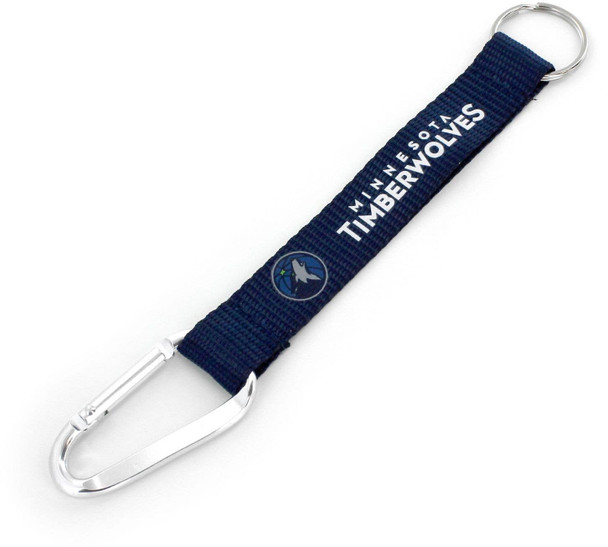 NBA Minnesota Timberwolves Carabiner Lanyard Keychain ID Holder NBA Fan Accessory Keychain