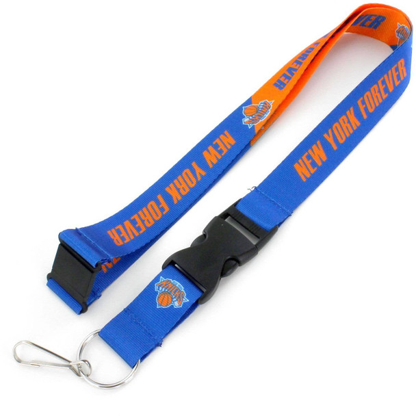 NBA New York Knicks Slogan Lanyard Keychain ID Holder NBA Fan Accessory